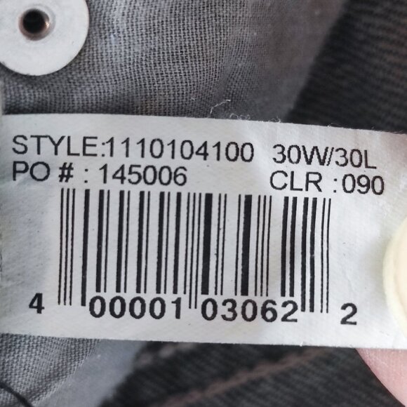 Warehouse One relaxed straight leg jeans men's size 30X30 dark ink blue - Picture 9 of 14